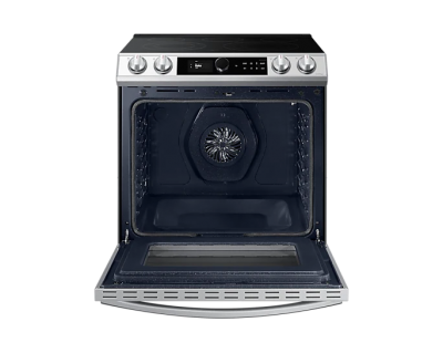 30" Samsung 6.3 Cu. Ft. Slide-in Electric Range With True Convection and Air Fry - NE63BB871112AC