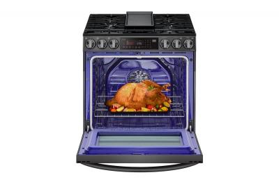 30" LG 6.3 Cu. Ft. Capacity Smart Wi-Fi Enabled ProBake Convection Gas Slide-in Range - LSGL6335D