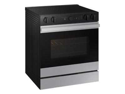 30" Samsung Electric Slide in True Convection  Air Fry in Stainless Steel -  NSE6DG8700SRAC