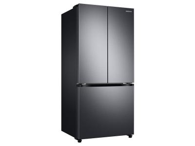 33" Samsung Freestanding French Door Refrigerator With Built- In Look In Fingerprint Resistant Black Stainless Steel - RF18A5101SG