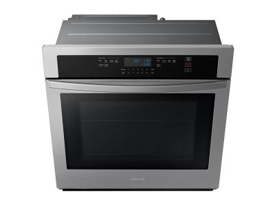 30" Samsung 5.1 Cu. Ft. Wall Oven with Wi-Fi Connectivity in Stainless Steel - NV51T5512SS