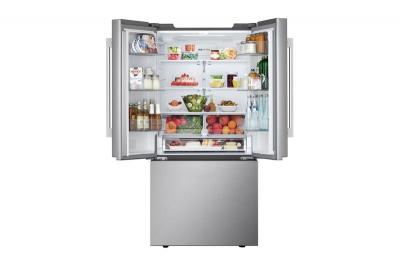 33" LG 25 Cu. Ft. French 3-Door Standard-Depth Refrigerator with Single Ice Maker - LF25H6200S