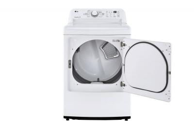 27" LG 7.3 Cu. Ft. Ultra Large Front Load Electric Dryer with Sensor Dry Technology - DLE7000W