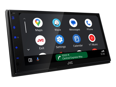 6.8" JVC Digital Media Receiver Featuring Apple CarPlay Android Auto - KW-M595BT